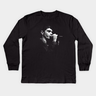 ian curtis Kids Long Sleeve T-Shirt